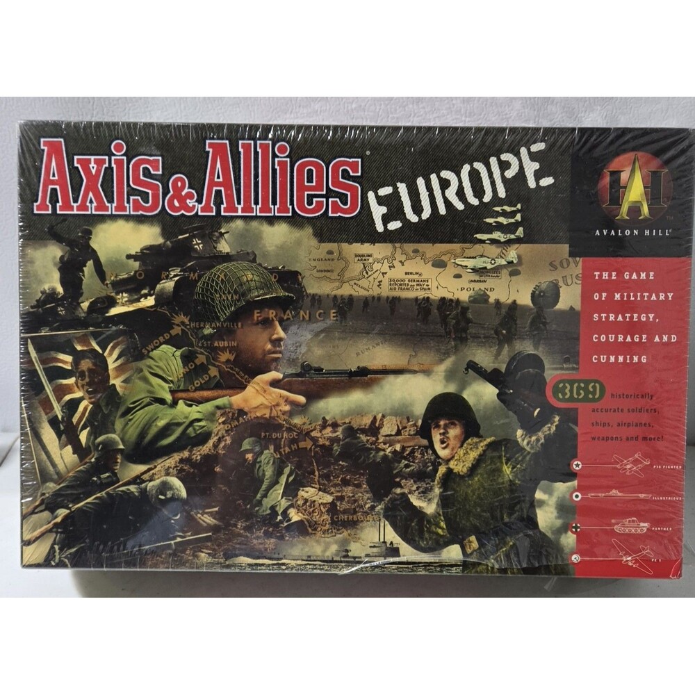 Axis & Allies Europe: Avalon Hill 1999 NEW SEALED 41313